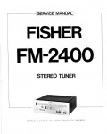 Сервисная инструкция Fisher FM-2400