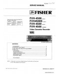 Сервисная инструкция FISHER FVH-4506, 4508, 4509