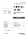 Сервисная инструкция FISHER FVH-4906, 4907