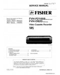 Сервисная инструкция FISHER FVH-D920, P2100S