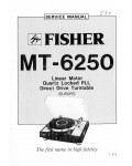 Сервисная инструкция Fisher MT-6250