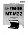 Сервисная инструкция Fisher MT-M22