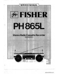 Сервисная инструкция FISHER PH-865L