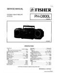 Сервисная инструкция FISHER PH-D800L