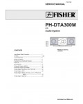 Сервисная инструкция Fisher PH-DTA300M