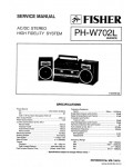 Сервисная инструкция FISHER PH-W702L