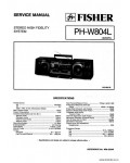 Сервисная инструкция FISHER PH-W804L