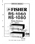 Сервисная инструкция Fisher RS-1060, RS-1080