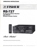 Сервисная инструкция Fisher RS-727