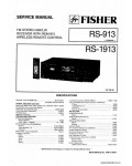 Сервисная инструкция FISHER RS-913