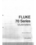 Сервисная инструкция Fluke 70-SERIES MULTIMETER