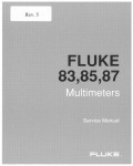 Сервисная инструкция Fluke 83, 85, 87, MULTIMETER