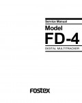 Сервисная инструкция Fostex FD-4