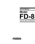 Сервисная инструкция Fostex FD-8