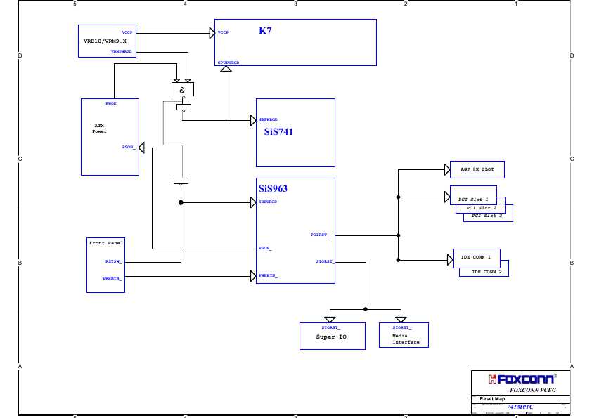 Схема FOXCONN 741M01C