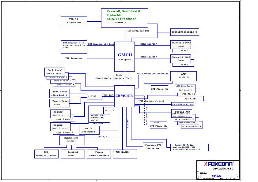 Схема Foxconn 945G7AD