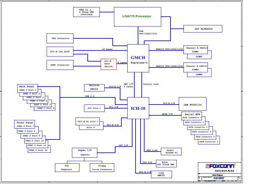 Схема Foxconn G41MS