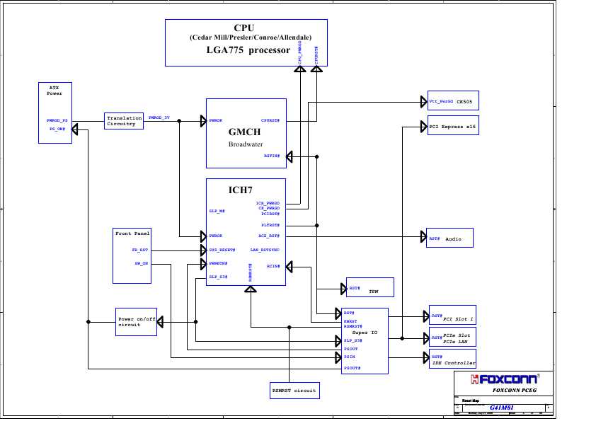 Схема Foxconn G41MX-K
