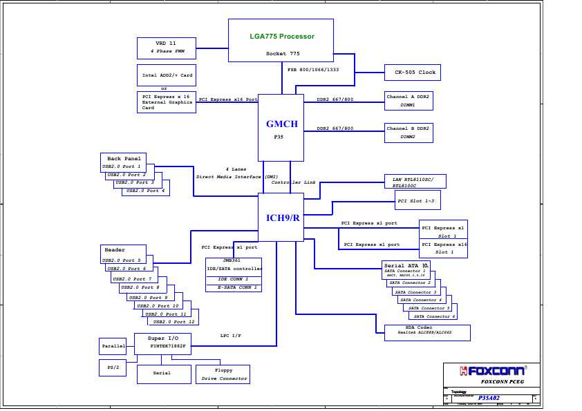 Схема Foxconn P35AX-S