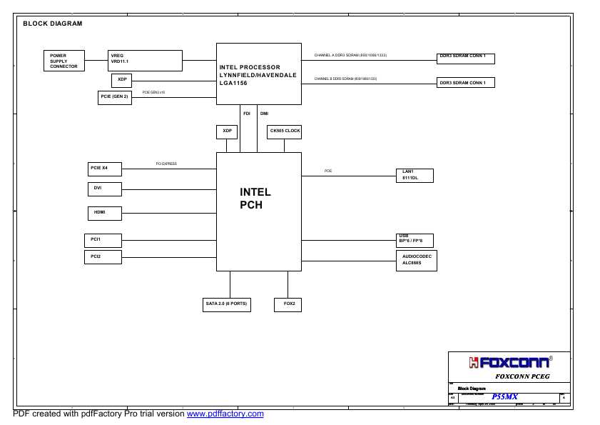 Схема Foxconn P55MX