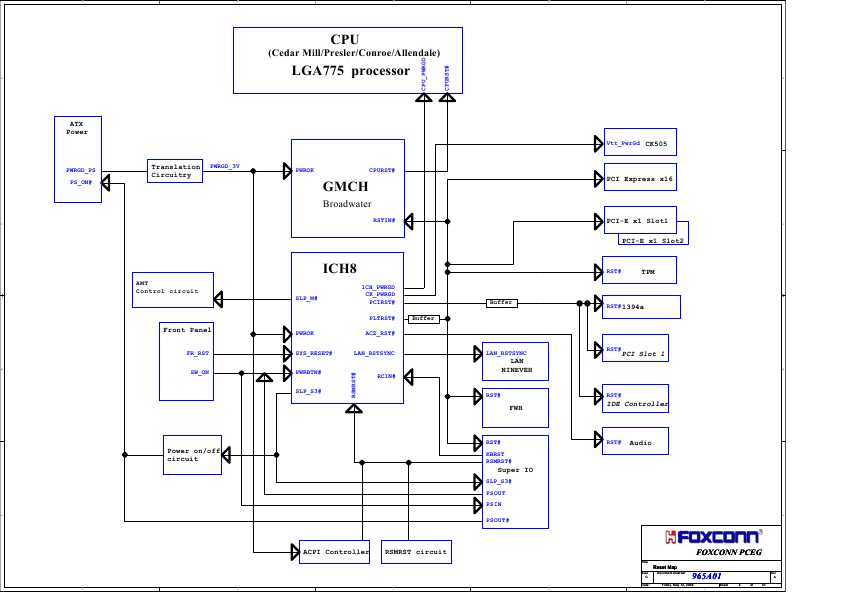 Схема Foxconn P9657AA-8KS2H