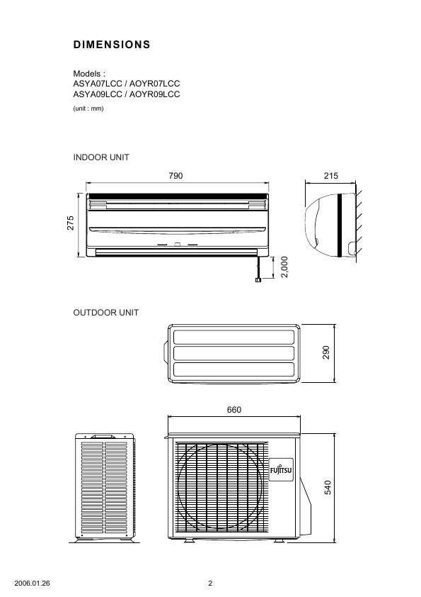 Сервисная инструкция FUJITSU ASYA07LCC, ASYA09LCC, AOYR07LCC, AOYR09LCC