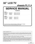 Сервисная инструкция FUNAI 32MF301B, FL11.4