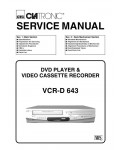 Сервисная инструкция Funai CLATRONIC VCR-D643