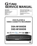 Сервисная инструкция Funai D8A-M1000DB, D8D-M1000DB