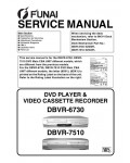 Сервисная инструкция Funai DBVR-6730, DBVR-7510