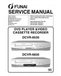 Сервисная инструкция Funai DCVR-6530, DCVR-6830