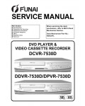 Сервисная инструкция Funai DCVR-7530D, DDVR-7530D, DPVR-7530D