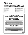 Сервисная инструкция Funai DDVR-5505V, DDVR-5805