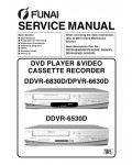 Сервисная инструкция Funai DDVR-6530D, DDVR-6830D, DPVR-6630D