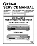 Сервисная инструкция Funai DPVR-2600, DPVR-2605, DPVR-2700