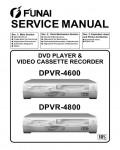 Сервисная инструкция Funai DPVR-4600, DPVR-4800