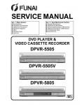 Сервисная инструкция Funai DPVR-5505, DPVR-5505V, DPVR-5805 (H9776, 77, 78ED)