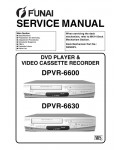 Сервисная инструкция Funai DPVR-6600, DPVR-6630