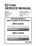 Сервисная инструкция Funai DRV-A3635, DRV-C3835