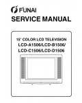 Сервисная инструкция Funai LCD-A1506, LCD-B1506, LCD-C1506, LCD-D1506