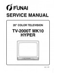 Сервисная инструкция Funai TV-2000T, TV-MK10