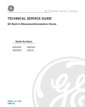 Сервисная инструкция GE ZMC3000, ZMW2000, JEBC200, JEB100