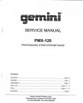 Сервисная инструкция Gemini PMX-120
