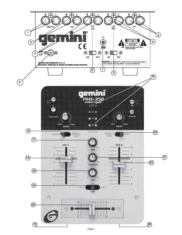 Сервисная инструкция Gemini PMX-350