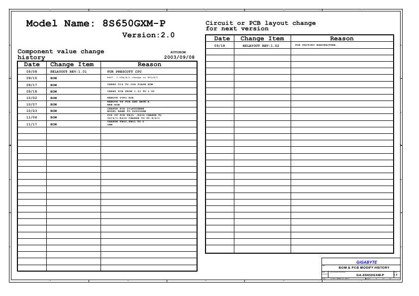 Схема Gigabyte 8S650GXM-P