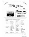 Сервисная инструкция GOLDSTAR TSR-580, 585