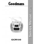 Сервисная инструкция Goodmans GCR-100