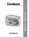Сервисная инструкция Goodmans GCR-300