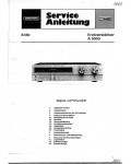 Сервисная инструкция Grundig A5000