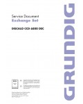 Сервисная инструкция Grundig CCD-6800DEC DISCALO